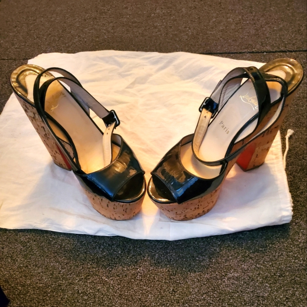 Christian Louboutin leather heels